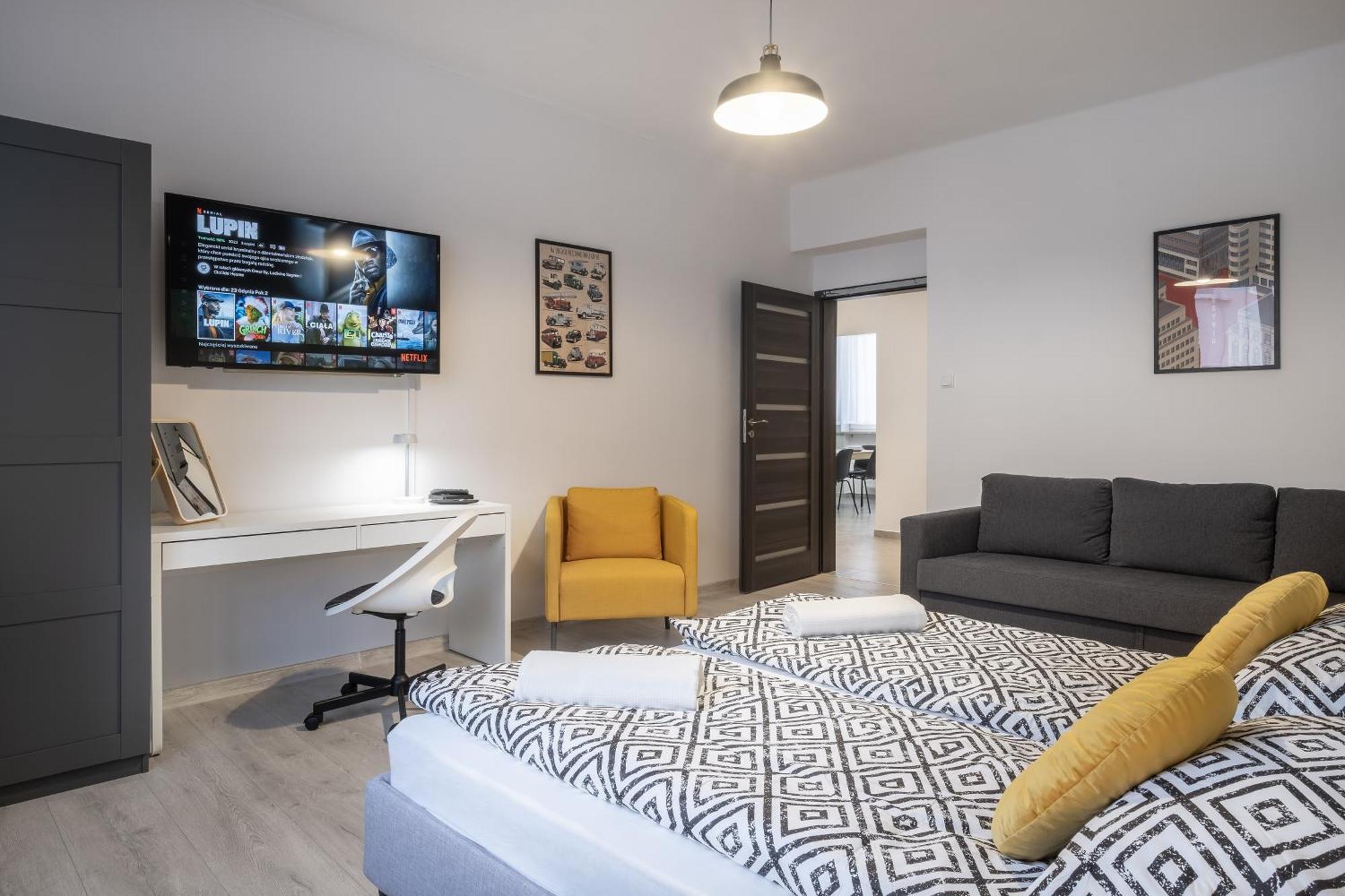 Apartment 23 Centrum - Mieszkanie Dla 8os *